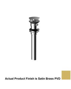 Isenberg  HS1007SB Universal Fixtures™ 1-1/4" Pop-Up Drain Assembly with Overflow in Satin Brass PVD