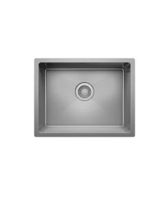 Julien IHX60-US-23189-G ProInox H60 23" W X 18" H X 9" D Undermount Single Bowl Kitchen Sink with Grid in Stainless Steel, Brushed