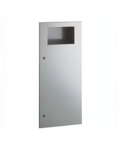 Bobrick 35643 Commercial Restroom Sanitary Waste Bin in Stainless Steel