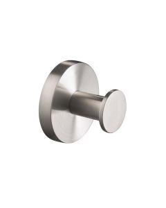 Isenberg 100.1001BN Serie 100™ Round Brass Bathroom Towel / Robe Hook in Brushed Nickel PVD
