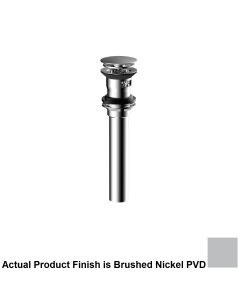 Isenberg  HS1007BN Universal Fixtures™ 1-1/4" Pop-Up Drain Assembly with Overflow in Brushed Nickel PVD