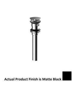 Isenberg  HS1007MB Universal Fixtures™ 1-1/4" Pop-Up Drain Assembly with Overflow in Matte Black