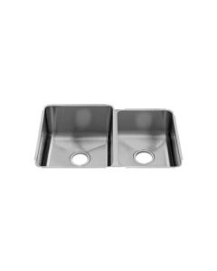 Julien 003252 Classic 29"  X 19-1/2" Double Bowl Kitchen Sink with Small Bowl in Right in Stainless Steel