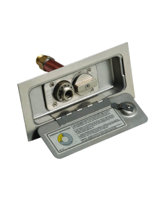 JR Smith 5519 Hydrant and Stainless Steel Box with Concealed Hose Connection