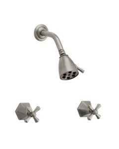 Phylrich K3171/014 K3171TO_014 - Le Verre La Crosse Two Handle Shower Set, Trim Only