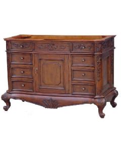 Empire Industries L48D 48 Inch Carved Wood Vanity