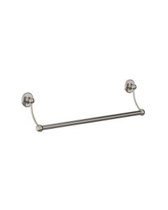 Lefroy Brooks LB4935-NK 20" Width Edwardian Medium Towel Rail in Silver Nickel