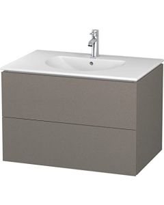 Duravit LC626201414 L-Cube 33" L X 22" W X 22" H Wall Mount Single Bathroom Vanity with Two Drawers in Terra (Vanity Top Sold Separately)