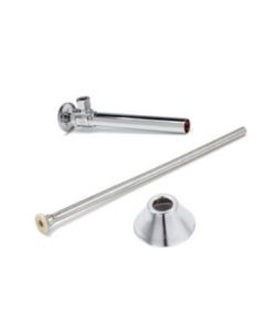 McGuire Manufacturing  LF172  1/2NOM SWT W/5EXT X 3/8ODSupply, Flex, Closet, Chrome 1/2Nom Swt