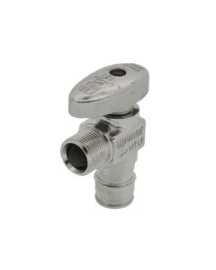 Uponor LF5855038 ProPEX® 1/2" PEX x 3/8" OD Compression Full Port Angle Stop Valve