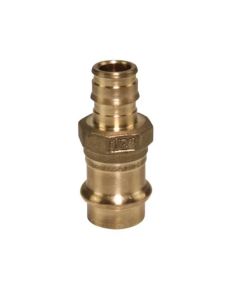 Uponor LFP4511515 ProPEX 1-1/2" Lead Free Expansion Copper Press Adapter in Brass