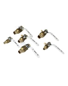Uponor LFR4817575 ProPEX 2-11/25"W X 6-1/25"L Lead Free Residential Full Port Ball Valves in Brass