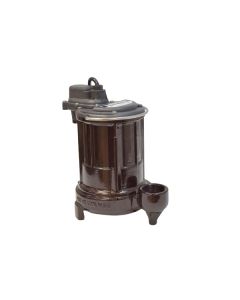 Liberty Pumps 250-2 250-Series 1/3 HP Cast Iron Submersible Sump/Effluent Pump in Black/Bronze