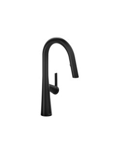 Rohl LK101BK Ludik™ 1.75 GPM Deck Mounted Pull-Down Kitchen Faucet in Black