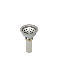 Elkay LK99FC Deluxe Drain 3-1/2" Type 304 Stainless Steel Body for Fireclay Sink in Chrome