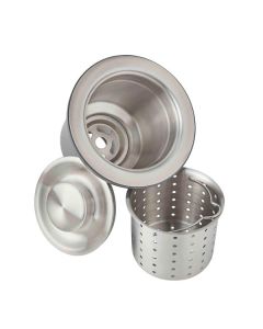 Elkay LKDD Drain Fitting Deep Strainer Basket in Stainless Steel
