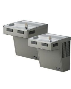Elkay LMABFTL8SC Refrigerated Drinking Fountain, Filtered, Bi-Level, Mechanically-Activated, 8.0 GPH Water Cooler, ADA in Stainless Steel