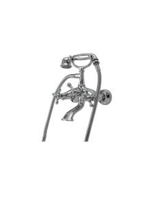 Zazzeri 330401 Mille Expansion Tub Set in Polished Chrome and Polished Brass