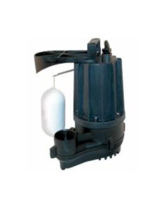 Zoeller 72-0001 Aqua-Mate Series 72 Automatic Permanent Split Capacitor Submersible Sump Pump with Float, 38 gpm