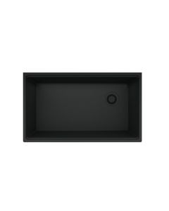 Franke MAG11031OW-MBK-WKC Maris 9.5" H X 19.31" W X 33" L Undermount Single Basin Kitchen Sink in Matte Black