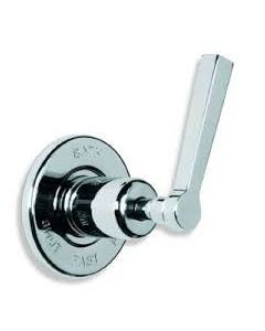 Lefroy Brooks ML5001-ST ML5001ST Bath Flow Control Valve With Engraved Wall Plate In Satin Nickel