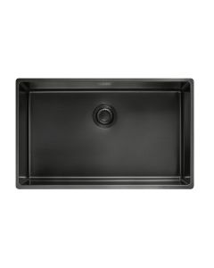 Franke MMX11027-ANT-WKC Mythos Masterpiece 28-1/2" L X 17-3/4" W Undermount Rectangular Single Bowl Kitchen Sink in Anthracite