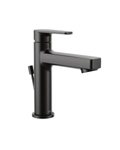 Moen 40051BL Slate 1.5 GPM Cleveland Group Single Handle Bathroom Faucet with Pop Up Drain in Matte Black