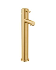 Moen 6192BG Align One-Handle Vessel High Arc Bathroom Faucet in Brushed Gold