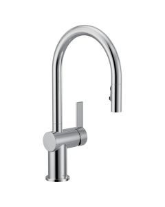 Moen 7622 Cia™ 1.5 GPM Deck Mounted Single Handle High Arc Pull Down Kitchen Faucet in Chrome 