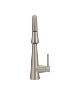 Moen 7664SRS Sleek 1.5 GPM One-Handle High Arc Pull Down Bar Faucet in Spot Resist Stainless