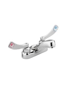 Moen 8215F12 M-DURA 1.2 GPM Centerset Two Handles Bathroom Faucets in Polished Chrome