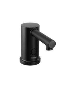 Moen 8560BL M-Power Deck Mounted Electronic Sensor Soap Dispenser with 50-3/4 oz Capacity in Matte Black