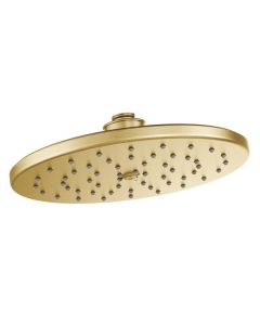 Moen S112EPBG Waterhill™ 1.75 GPM Wall Mounted  One Function Rainshower Shower Head in Brushed Gold