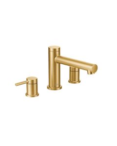 Moen T393BG Align Two-Handle Roman Tub Faucet in Brushed Gold