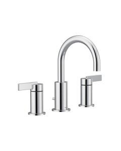 Moen T6222 Cia™ 1.2 GPM Deck Mounted Two Handle Widespread Bathroom Faucet with Trim in Chrome (Rough Sold Separately)