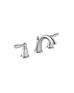 Moen T6620 Brantford 1.2 GPM Two Handle High Arc Widespread Bathroom Faucet Trim Only in Polished Chrome (Rough Sold Separately)