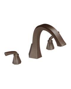 Moen TS243ORB Felicity Two Handle Roman Tub Faucet in Oil Rubbed Bronze (Rough Sold Separately)