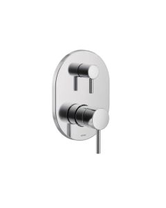 Moen UT3290 Align™ Two Function Pressure Balanced Valve Trim Only with Double Lever Handle Integrated Diverter in Polished Chrome (Rough In Sold Separately)