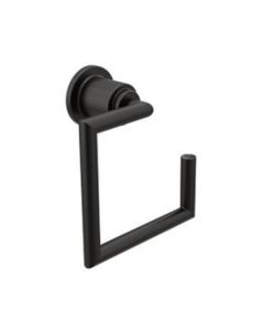 Moen YB0886BL Arris Towel Ring in Matte Black