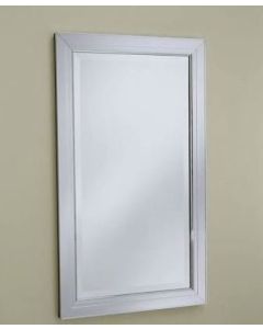 Robern MP24D4MDBNBK Metallique Series Medicine Cabinet 40"H x 24"L x 4"D, Non-Handed w/ Black Gasket Seal, 1 Door