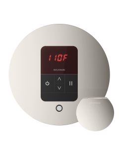 Mr. Steam MSITEMPORD-PN iTempo Steam Shower Control and Aroma Designer SteamHead in Round Polished Nickel
