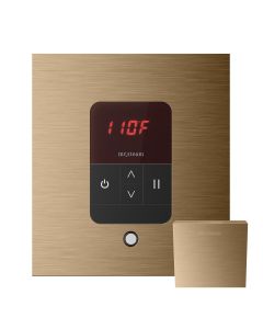 Mr. Steam MSITEMPOSQ-BB iTempo Steam Shower Control and Aroma Designer SteamHead in Square Brushed Bronze