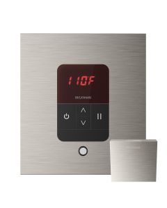 Mr. Steam MSITEMPOSQ-BN iTempo Steam Shower Control and Aroma Designer SteamHead in Square Brushed Nickel