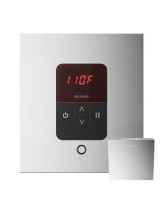 Mr. Steam MSITEMPOSQ-PC iTempo Steam Shower Control and Aroma Designer SteamHead in Square Polished Chrome