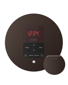 Mr. Steam MSITPLUSRD-ORB iTempoPlus Steam Shower Control and Aroma Designer SteamHead in Round Oil Rubbed Bronze
