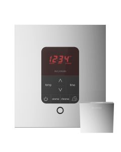Mr. Steam MSITPLUSSQ-PC iTempoPlus Steam Shower Control and Aroma Designer SteamHead in Square Polished Chrome