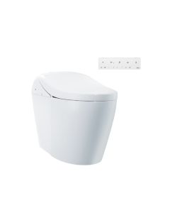 Toto MS7631CEMFG01 Washlet® G5A 1.0/1.2 GPF Integrated Smart Toilet with EWATER+ Wand Cleaning in Cotton White