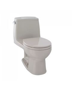 Toto MS853113#03 Ultimate® One Piece Round 1.6 GPF Toilet with Gravity Flush System in Bone (Seat Sold Separately) 