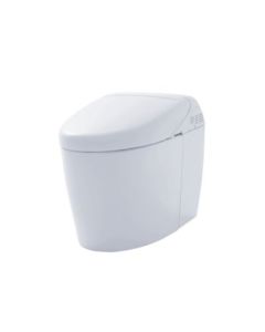 Toto MS988CUMFG#01 NEOREST RH Dual Flush 1.0 or 0.8 GPF Toilet with Intergeated Bidet Seat and EWATER+ in Cotton White