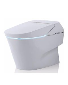 TOTO MS993CUMFX#01 Neorest 750H One-Piece Elongated Toilet with 1.0 GPF & 0.8 GPF Dual Flush and Actilight In White